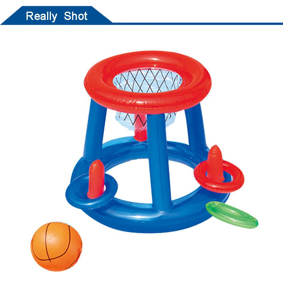 Inflatable Basketball Set with Rings